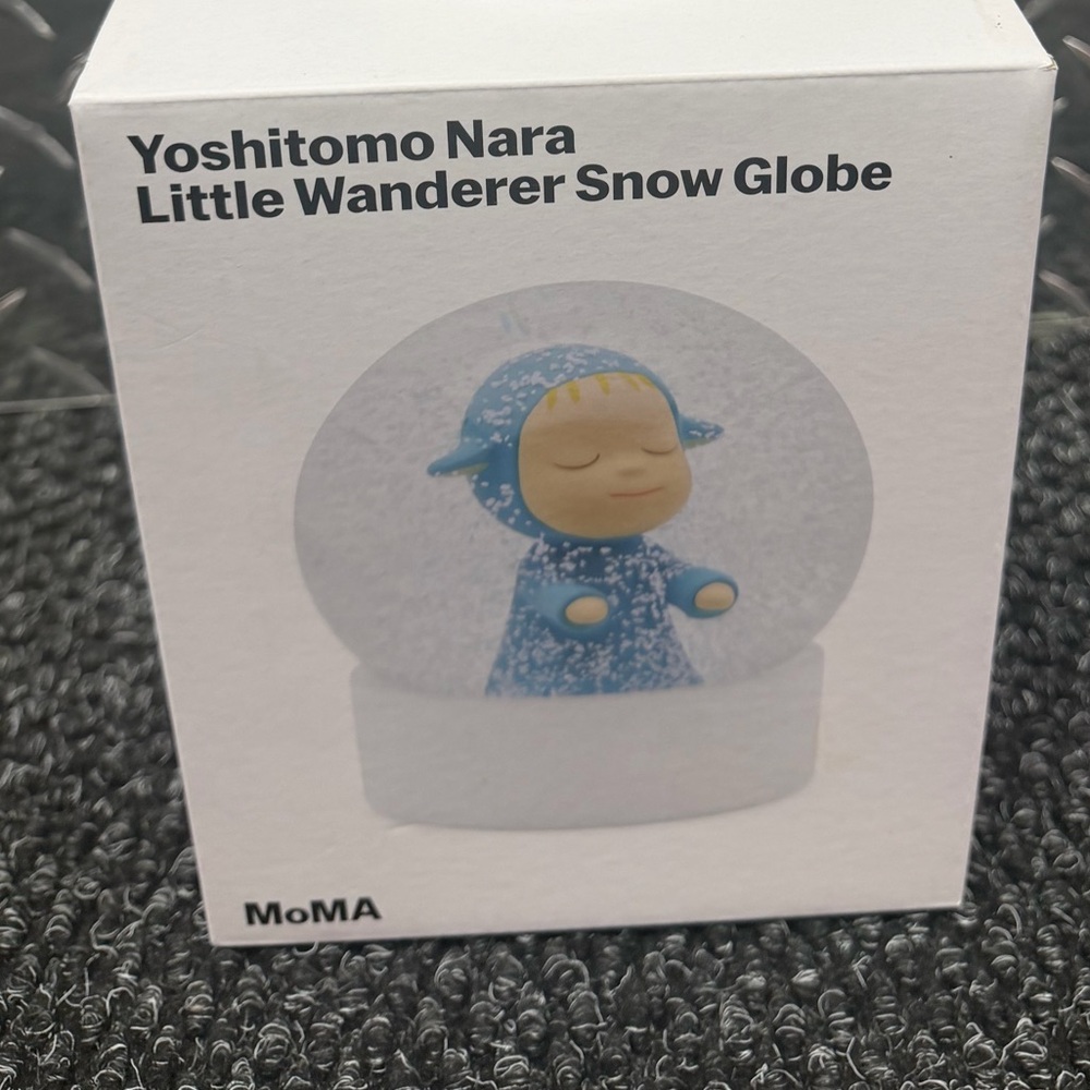 Yoshitomo Nara Snow Globe Little Wanderer Blue 2025 Limited Japan Art Figure